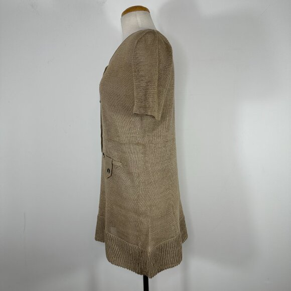 Made in Italy for Daytons Pants & Top Two Piece Set 100% Linen Sz 40 Old Money - Picture 11 of 15